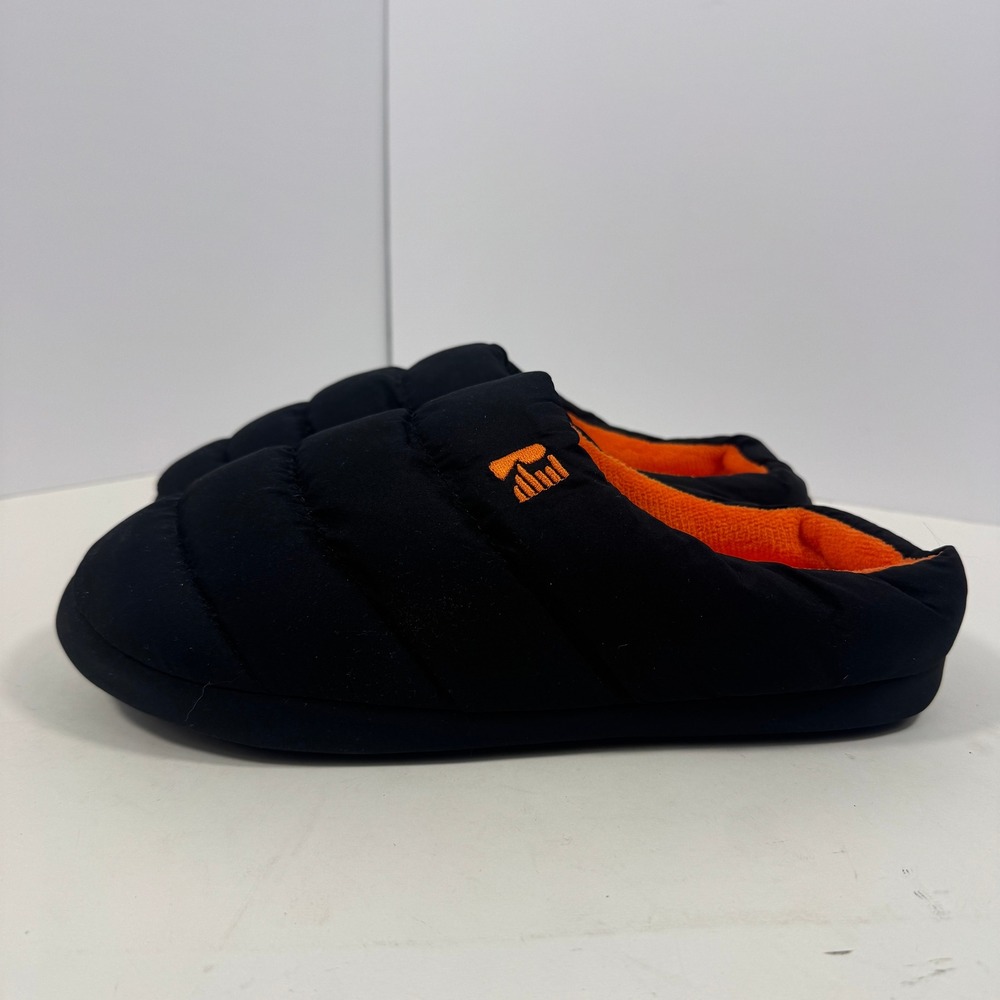 RockDove Men's Memory Foam Slippers Black Orange House Shoes Size 9–10 - Picture 3 of 10